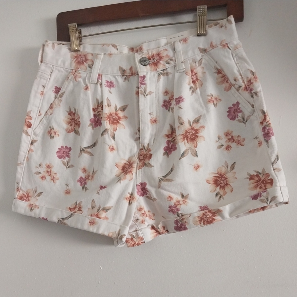AE Floral Mom Shorts